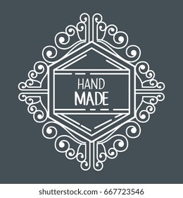 vintage hand made logotypes and labels