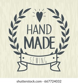 vintage hand made logotypes and labels