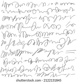 Vintage handwriting letter. Hand writing scribble words, retro unreadable text, lorem letter, antique fake manuscript, vintage Lorem ipsum text pattern