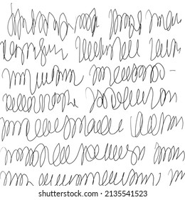 Vintage handwriting letter. Hand writing scribble words, retro unreadable text, lorem letter, antique fake manuscript, vintage Lorem ipsum text pattern