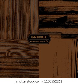 Vintage hardwood Vector Textures