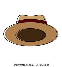 Vintage hat isolated