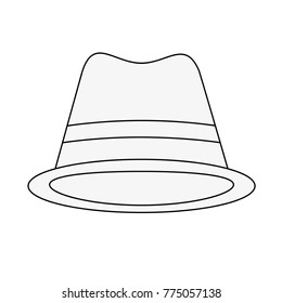 Vintage hat symbol