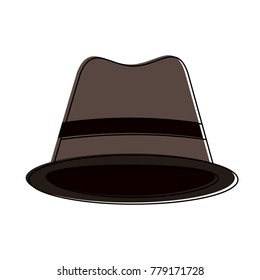Vintage hat symbol icon vector illustration graphic design