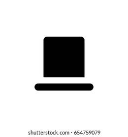 vintage hat vector icon