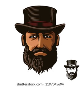 Vintage Hatman Bearded head 
