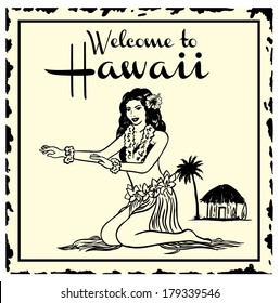 Vintage Hawaii Sign