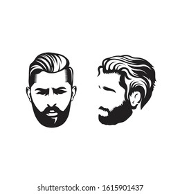 Vintage Head Illustration For Pomade