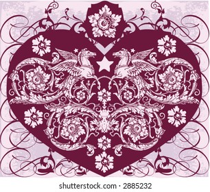 vintage heart
