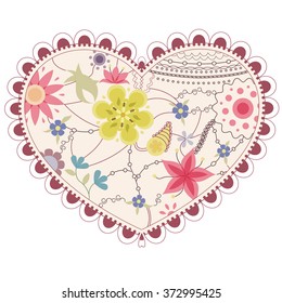 Vintage heart