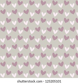 Vintage heart background. Vector art