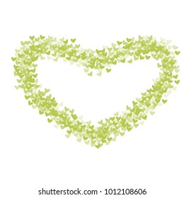 Vintage heart frame which consists of isolated elements. Modern style with beautiful elements in vintage heart frame. Can be used as print, wallpaper, cards, valentine cards, logo, background