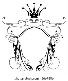 vintage heraldic emblem