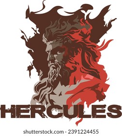 VINTAGE HERCULES FOR STICKER OR T-SHIRT DESIGN