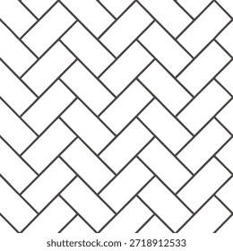 Vintage herringbone padrão sem emenda com linhas clássicas e sutis variações de cor para desenhos intemporais conceito como Timeless vintage herringbone padrão com linhas clássicas e variações de cor sutis perfeito para projetos elegantes no Photo Stock Concept e espaço vazio no lado esquerdo, sem texto —ar 7:2 —azulejo