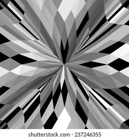 Vintage Hipster Geometric Pattern Background Vector 