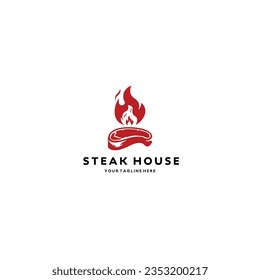 Vintage hipster Grill Barbeque with crossed fork spatula and fire flame icon badge design