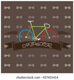 Vintage HIpster icons, Vector illustration