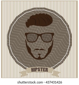 Vintage HIpster icons, Vector illustration