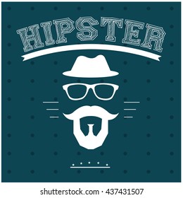 Vintage HIpster icons, Vector illustration