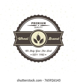 Vintage Hipster Logo Design Template Vector