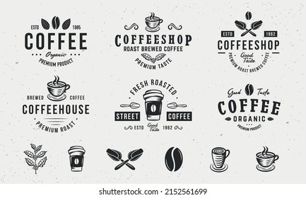 Coffee elements Vectors & Illustrations for Free Download