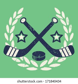 Vintage Hockey Crest