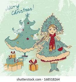 vintage holiday background