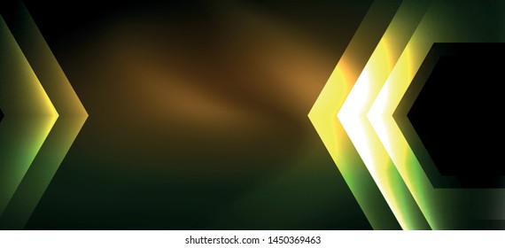 Vintage holographic shiny neon color light, great design for any purposes. Abstract magic motion background. Vintage cinema concept. Technology background. Realistic neon shining.