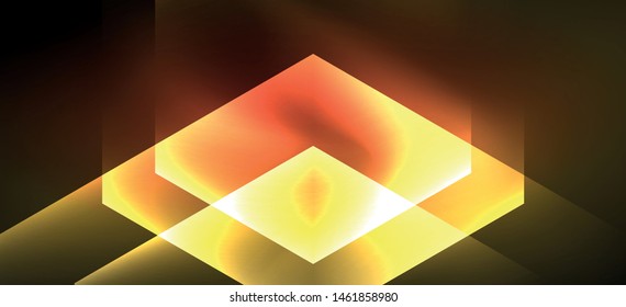 Vintage holographic shiny neon color light, great design for any purposes. Abstract magic motion background. Vintage cinema concept. Technology background. Realistic neon shining.