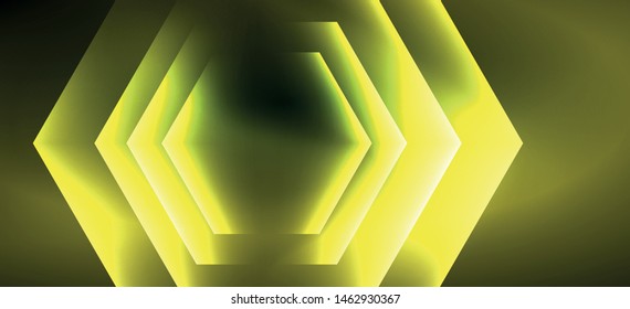 Vintage holographic shiny neon color light, great design for any purposes. Abstract magic motion background. Vintage cinema concept. Technology background. Realistic neon shining.