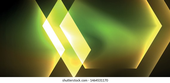 Vintage holographic shiny neon color light, great design for any purposes. Abstract magic motion background. Vintage cinema concept. Technology background. Realistic neon shining.