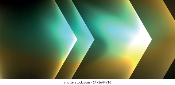 Vintage holographic shiny neon color light, great design for any purposes. Abstract magic motion background. Vintage cinema concept. Technology background. Realistic neon shining.