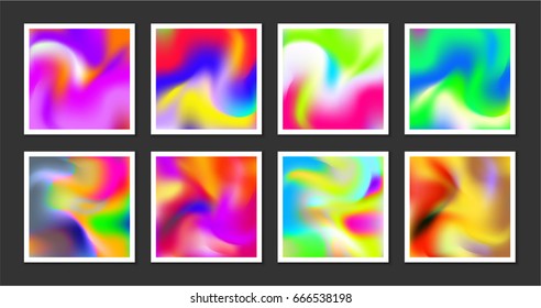 Vintage holographic texture. Background vector pattern with retro design.