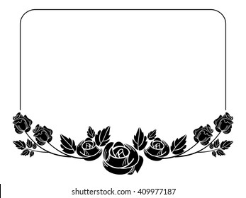 Featured image of post Rose Flower Border Design Black And White - ✓ free for commercial use ✓ high quality images.