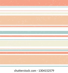 Vintage horizontal stripes vector seamless pattern.