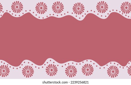 vintage horizontal vector lace background for lettering or illustration
