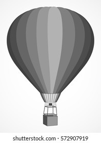 Vintage Hot Air Balloon. Vector illustration