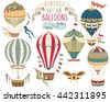 hot air balloon vintage
