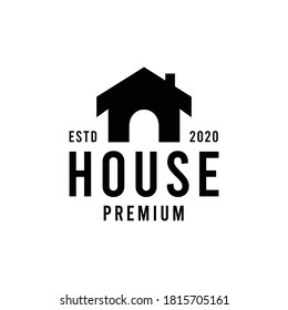 Vintage House Logo-Vektordesign