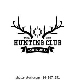 Vintage Hunter Logo Design Vector Stock Vector (royalty Free 