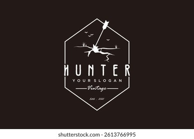 vintage hunter logo, reference for your logo