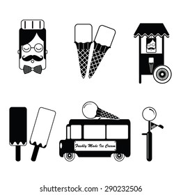 Vintage ice cream items
