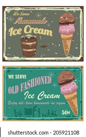 Vintage Ice Cream Sign