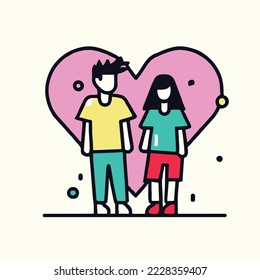 vintage  illustration. icon concept isolated vector. flat cartoon style