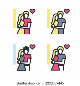 vintage  illustration. icon concept isolated vector. flat cartoon style