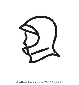 Uma ilustração vintage de um capacete de cavaleiro em perfil ideal para a história ou projetos de design evocando tempos medievais.