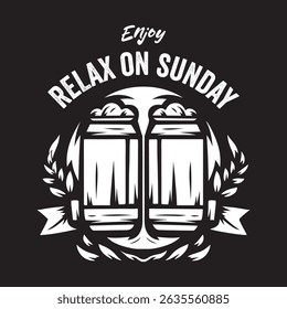 Vintage illustration of two beer cans for t-shirt and logo design needs