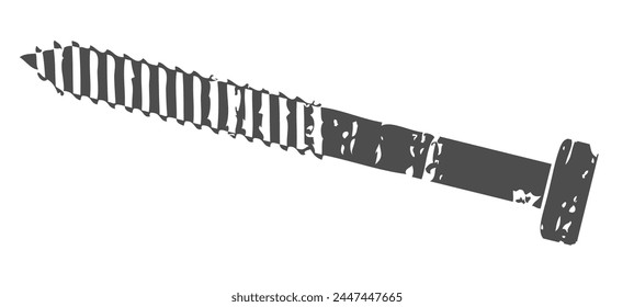 Imagen vintage de un tornillo