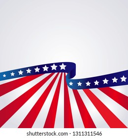 Vintage independence day poster. Vector illustration. Layered.